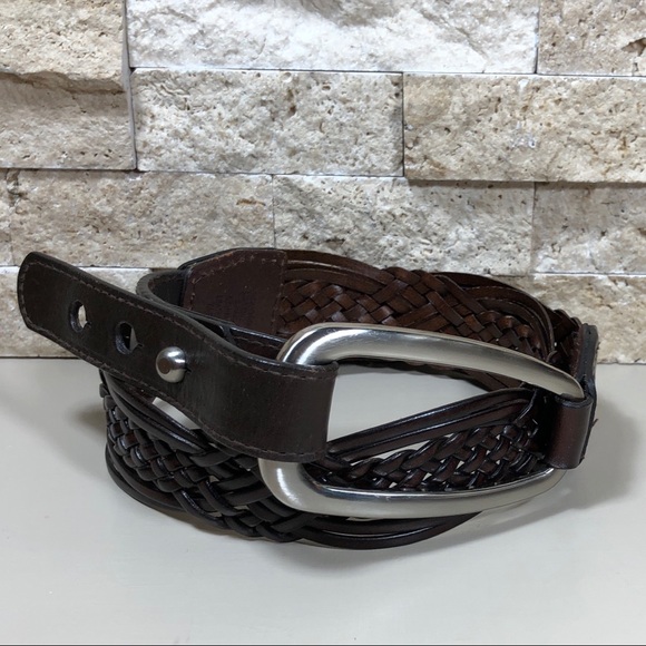 Coldwater Creek Belt S Leather Wide Brown Hip - Picture 13 of 14